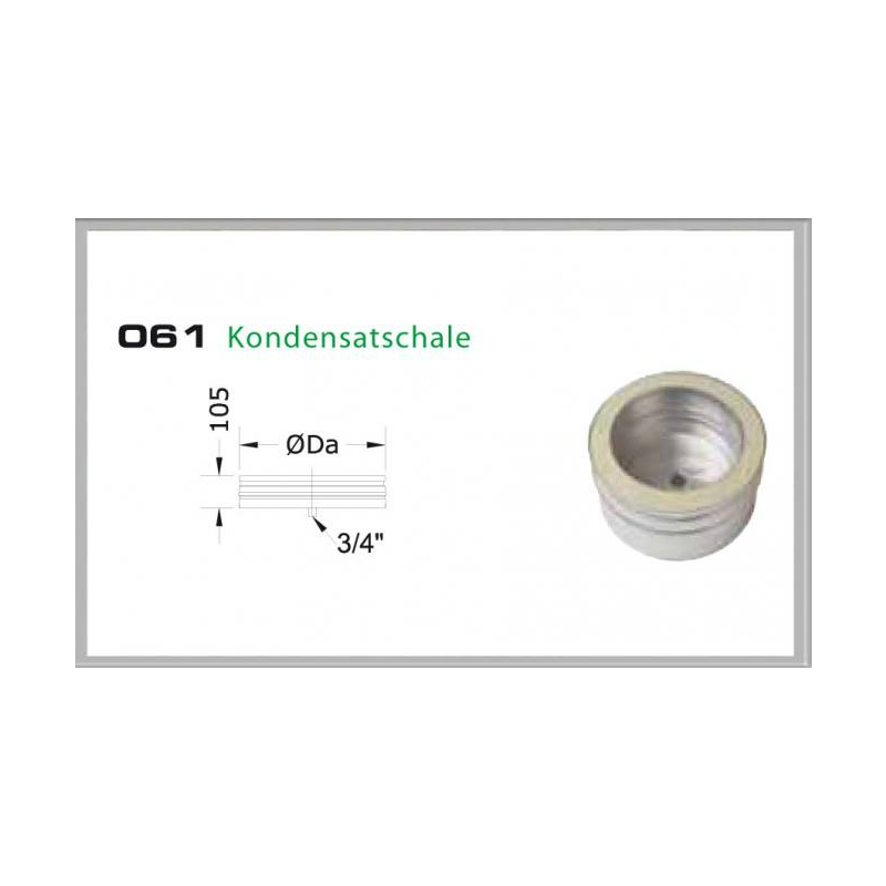 061-DN150 DW Kondensatschale Dinak