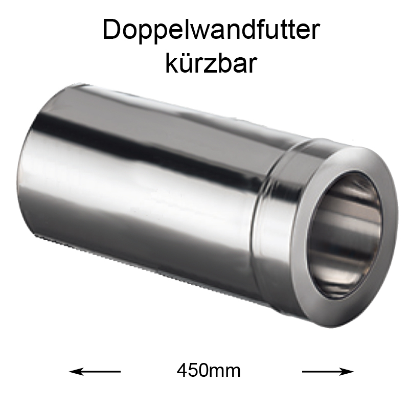 DW Complete Doppelwandfutter 450mm krzbar 180mm