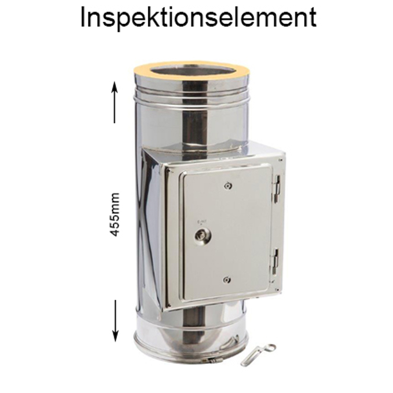 DW Complete Putztranschluss eckig 150mm unter Schornsteine|Edelstahl Schornsteine|DW-Complete|DW-Complete DN 150mm