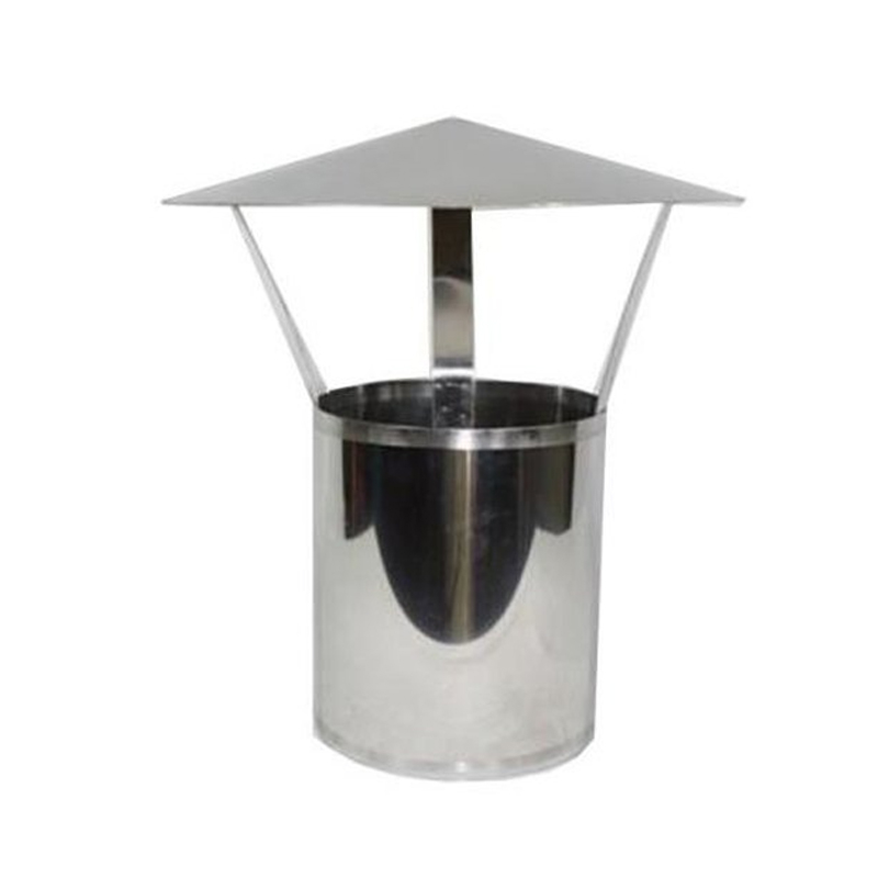Ofenrohr Edelstahl Regenhut DN 120mm
