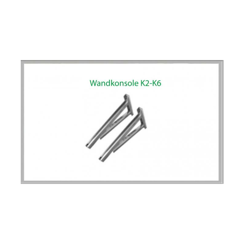 Wandkonsole K2 600mm fr Schornsteinsets 200mm DW6